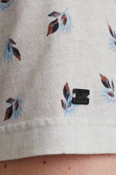 Vanguard short sleeve shirt print at pique